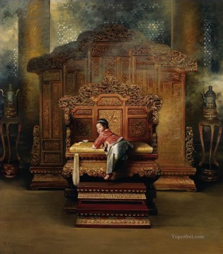 Emperor from China Oil Paintings